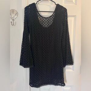 Free People Black lined Dress